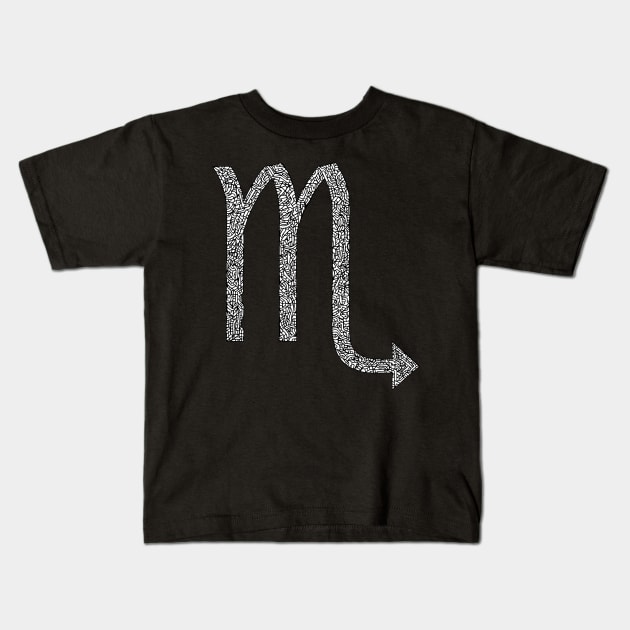 Scorpio Kids T-Shirt by JOHNF